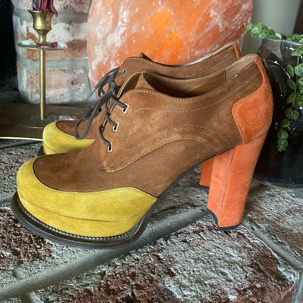 Vintage Studio Pollini Velvet Heels